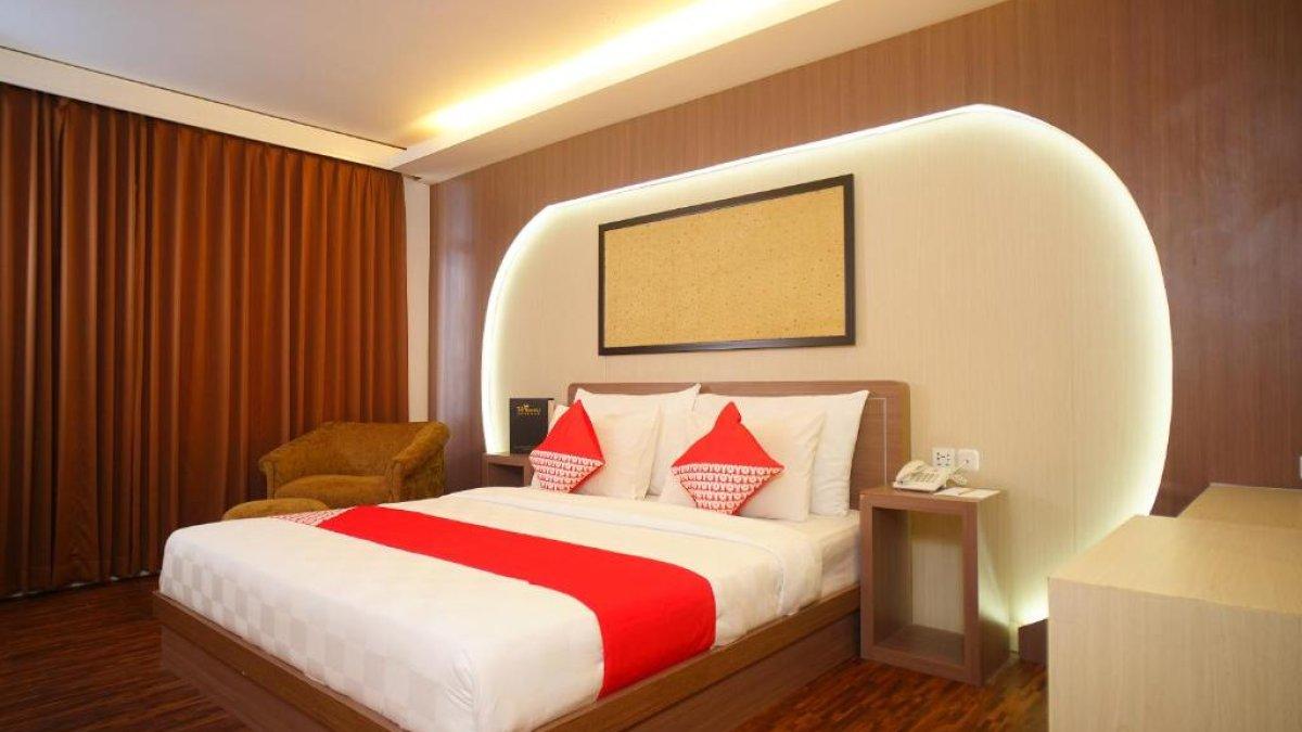 Ilustrasi kamar yang ada di SUPER OYO Collection O 166 Hotel Princess