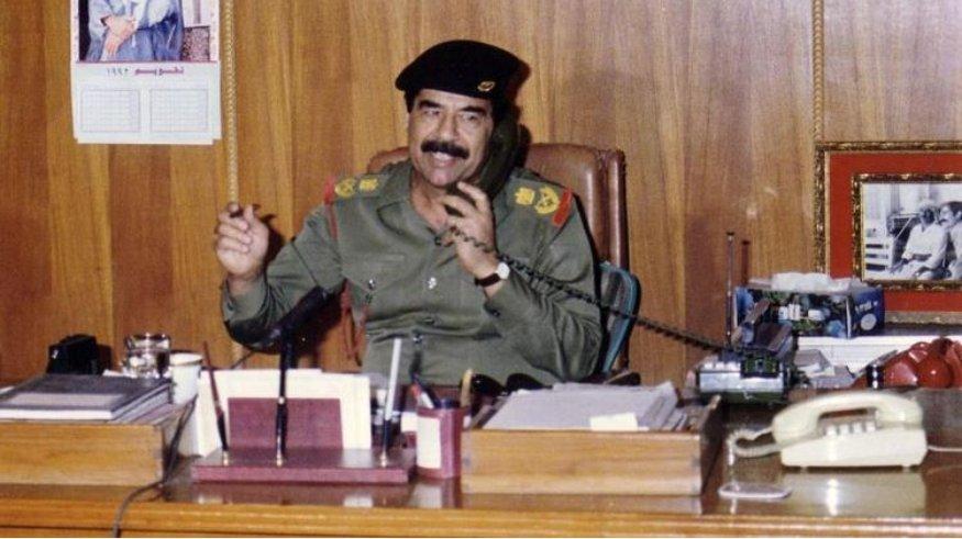 Saddam Hussein pada 1991.