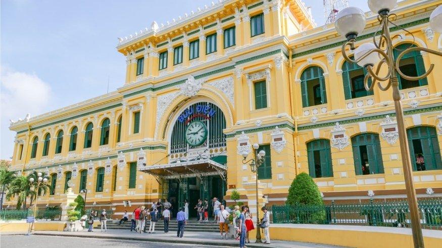 Saigon Central Post Office.