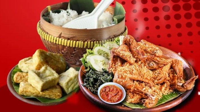 Sajian ayam goreng di warung Ayam SaKo Sragen yang cocok jadi menu makan siang enak.