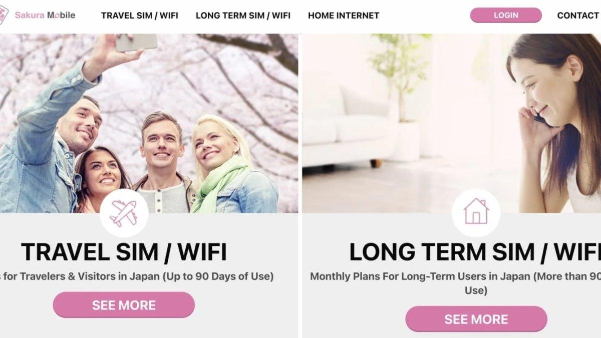 Sakura Mobile, satu kartu SIM terbaik di Jepang untuk tetap terkoneksi saat liburan.