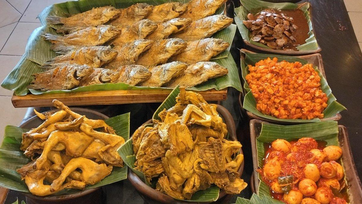 Satu menu di Gumati Resto, Bogor, Jawa Barat.
