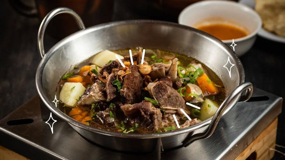 Satu menu di Rumah Makan Khas Sunda Cibiuk, Garut, Jawa Barat.