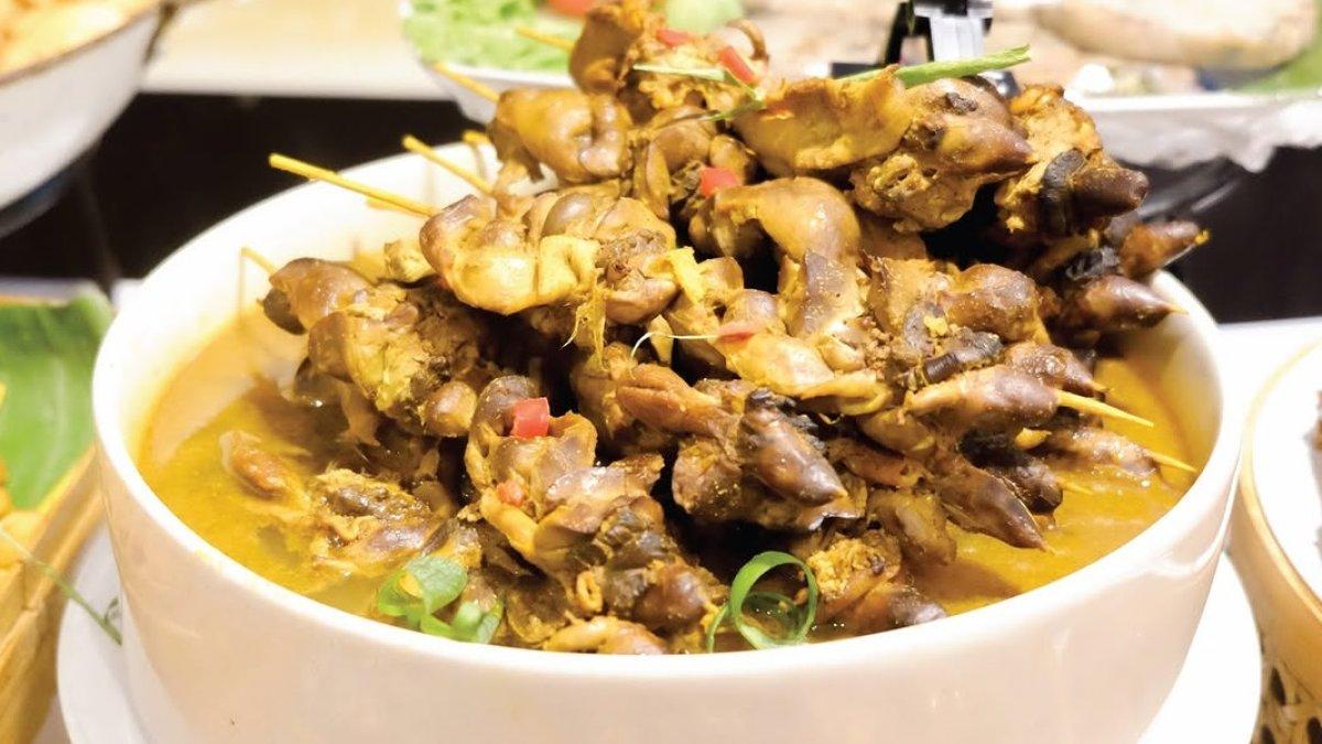 Satu menu di Sajian Sunda Sambara, Bandung, Jawa Barat.