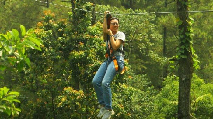 Satu tempat wisata di Bogor, Bogor Treetop Zipline