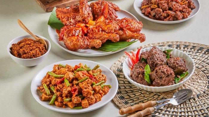 Sejumlah menu makanan di Hjh Maimunah Restaurant Singapura.