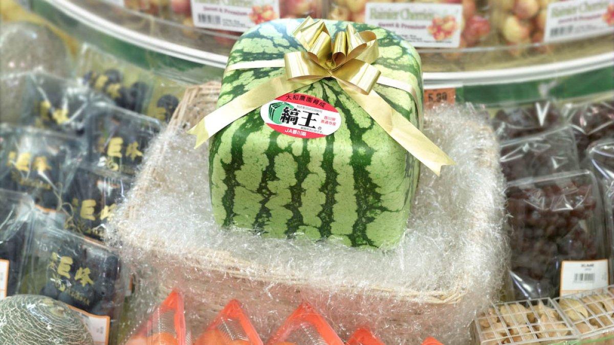 Semangka, satu makanan khas musim panas yang wajib kamu coba saat liburan ke Jepang.
