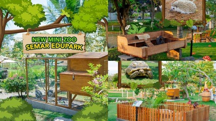 Semar Edupark di Karanganyar, Jawa Tengah menghadirkan mini zoo sebagai pelengkap wisata baru.