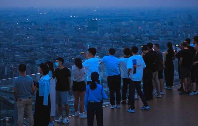 Shibuya SKY Observatory, satu tempat wisata di Shibuya Jepang.