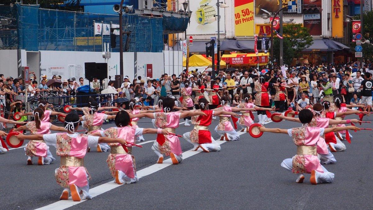 Shinjuku Eisa Festival, satu festival musim panas terbaik di Tokyo Jepang 2024.