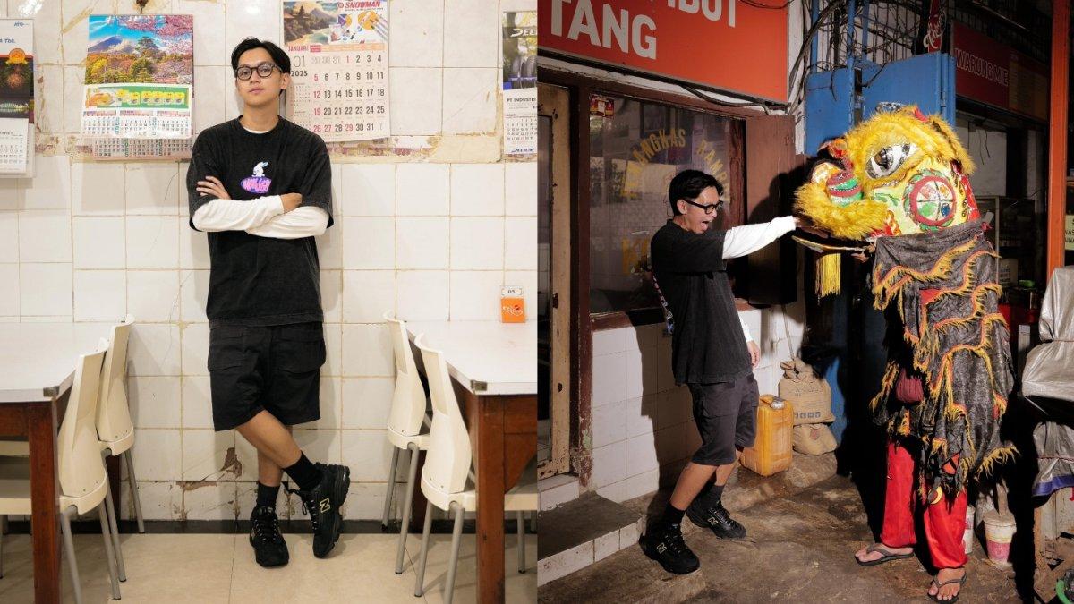 Skater Style buat Kulineran di Kawasan Pecinan ala Brandon Salim, Rabu (29/1/2025)