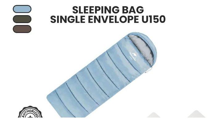 Sleeping bag dari produk Naturehike U150 NH20MSD07, untuk hiking atau camping