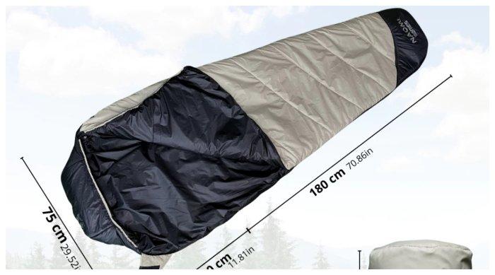 Sleeping bag untuk hiking atau camping, produk dari Naomi X Credifox