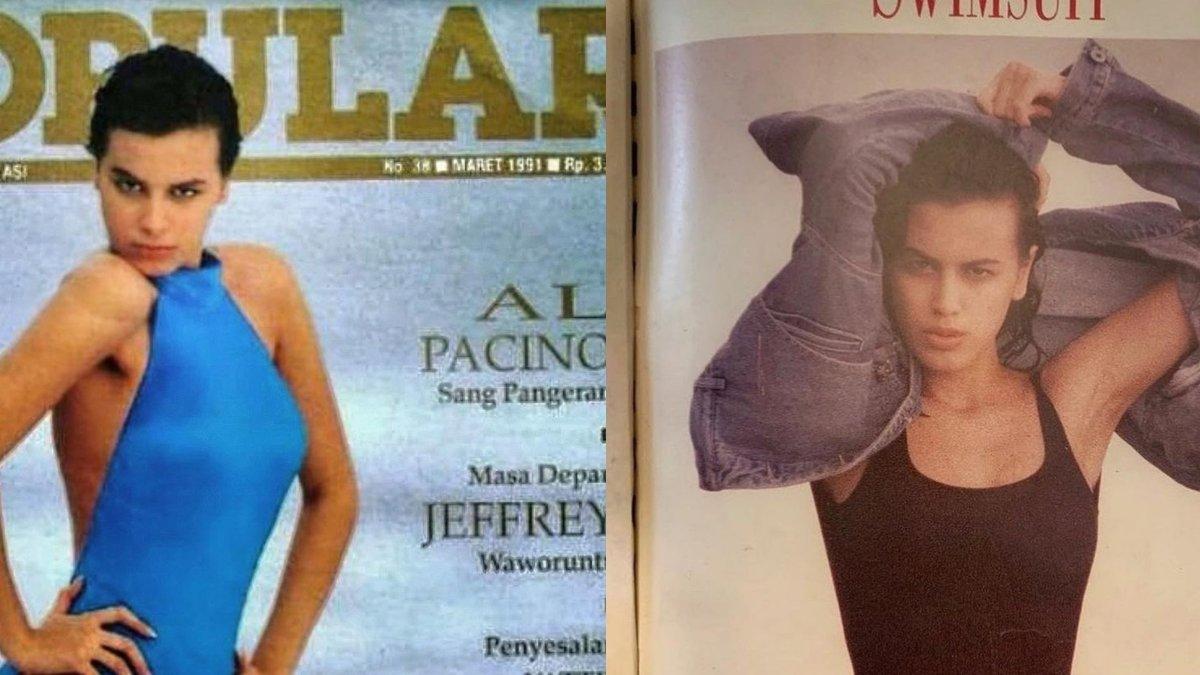 Potret jadul Sophia Latjuba tahun 1991.