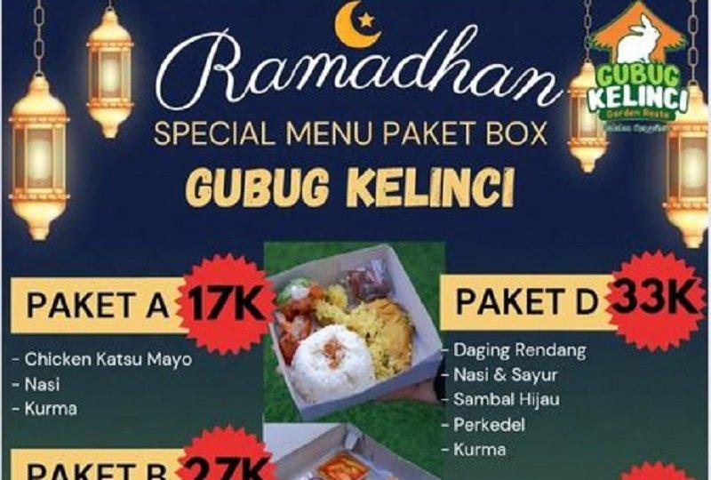 Spesial Menu Paket Box Gubug Kelinci Resto