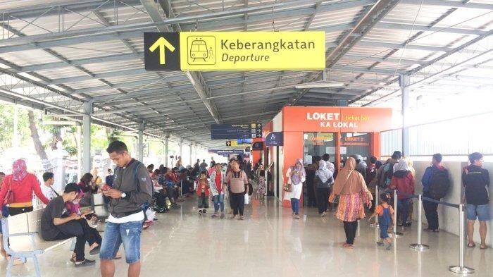 Ilustrasi suasana di Stasiun Lempuyangan, Jogja.