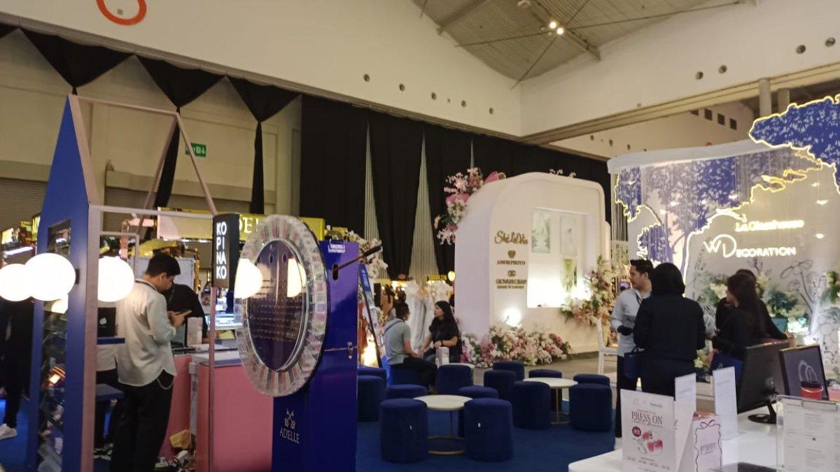 Suasana Bridestory Market 2025 yang berlangsung di Hall 3-3A ICE BSD. 