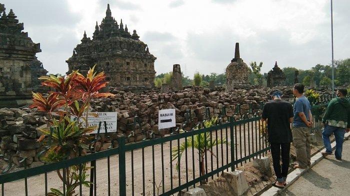 Suasana Candi Plaosan Lor, Minggu (16/8/2020).