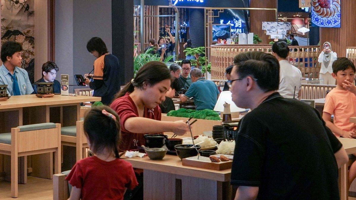 Suasana Gyukatsu Kyoto Katsugyu di Aeon Mall BSD City.