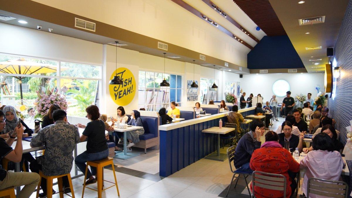 Suasana di Long John Silver’s yang kini hadir di SCBD Park.