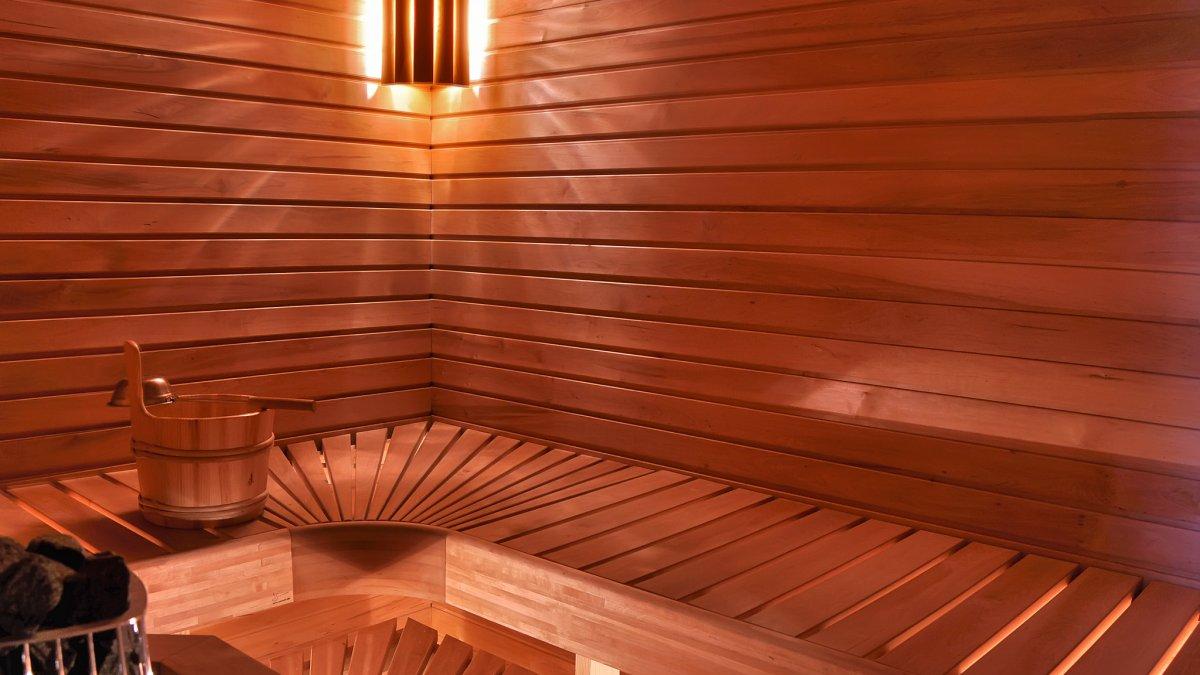 Suasana di dalam sauna Jepang