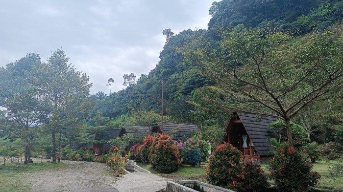Suasana di wisata alam Dragon Plate, yang ada di Langkat, Sumatera Utara.