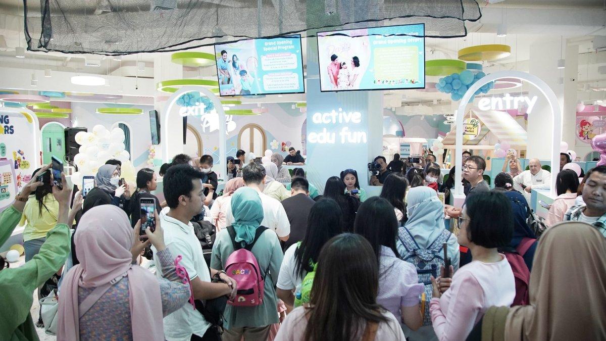 Suasana pembukaan Play ‘N’ Learn di Summarecon Mall Serpong Banten