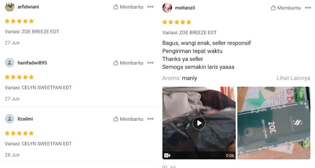 Review Zoe.