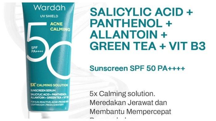 Sunscreen produk dari Warda.
