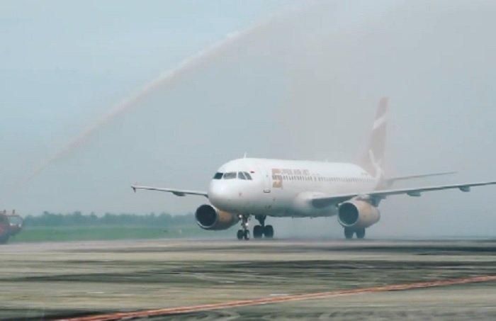 Ilustrasi pesawat Super Air Jet.