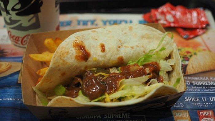 Taco Bell, kuliner khas Meksiko.