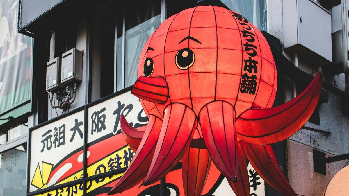 Takoyaki Dotonbori Kukuru, satu takoyaki enak di Osaka Jepang.
