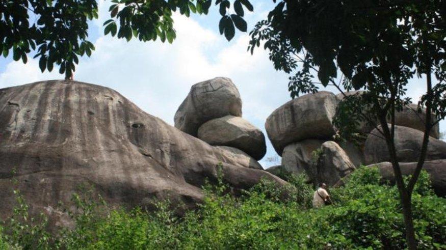 Taman Batu Granit di Lampung Selatan.
