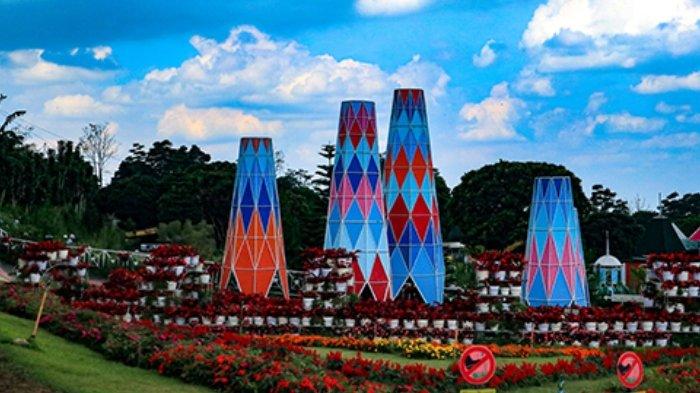 Taman Bunga Celosia, tempat wisata instagramable di Bandungan, Kabupaten Semarang, Jawa Tengah.