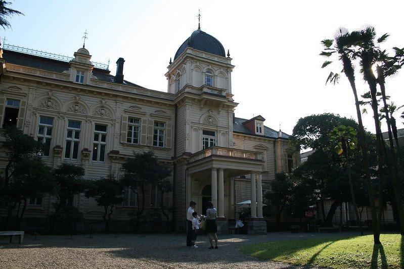 Taman Kyu-Iwasaki-Tei, satu taman terbaik di Tokyo Jepang.
