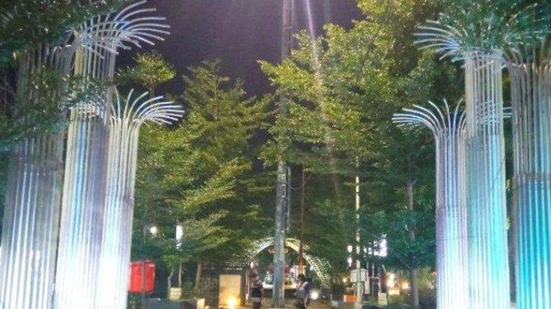 Taman Seribu Lampu di Blora, Jawa Tengah.