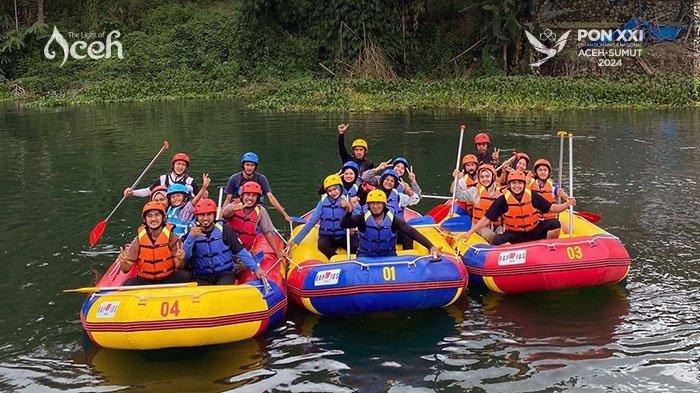 Tansaril Rafting, salah satu lokasi arung jeram yang sangat diminati yang terletak di Kampung Tansaril, Kecamatan Bebesen, Kabupaten Aceh Tengah.