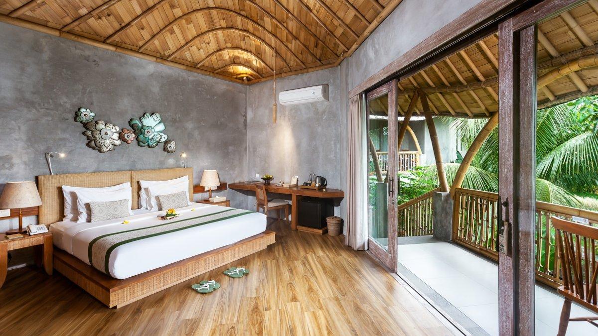 Tarif menginap di TheWakanda Ubud mulai Rp 1 jutaan per malam dengan pemandangan alam yang menenangkan.