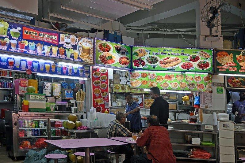 Tekka Centre, satu tempat makan murah di Little India Singapura.