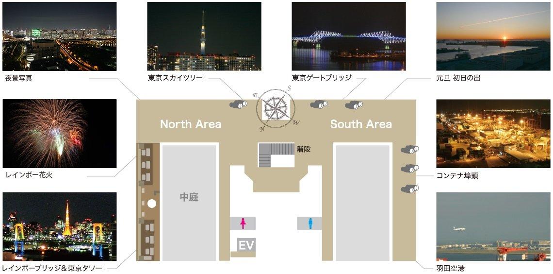 Telecom Center Observatory, satu dek observasi terbaik dan gratis di Tokyo Jepang.