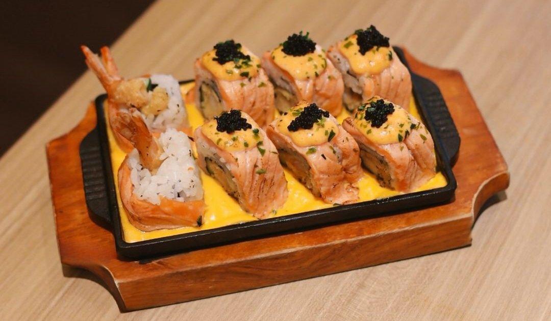 Salah satu menu Sushi Tei, tempat makan sushi enak di Bekasi.