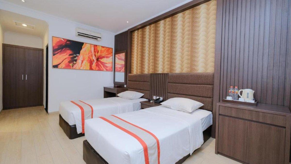 The Grand Palace Hotel Yogyakarta, satu hotel bintang 3 di Bantul Jogja yang mendapat rating 8 dari Agoda dengan tarif inap mulai Rp 100 ribuan.
