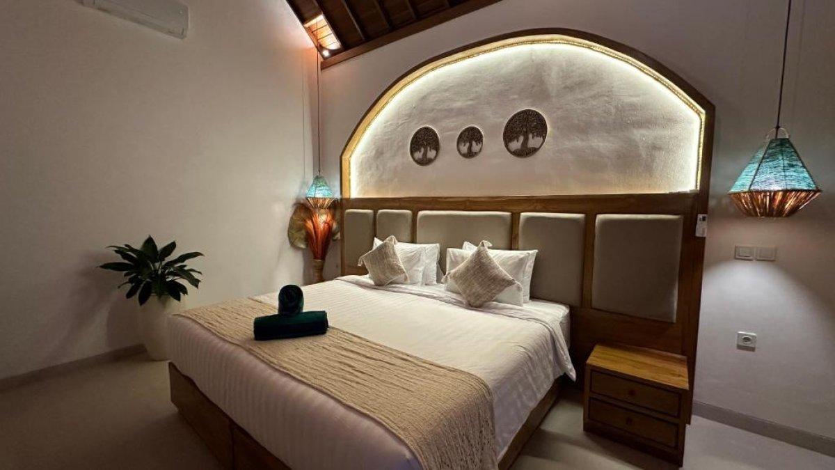 The Lava Bali Villa and Hot Spring, satu hotel bintang 4 di Kintamani Bali yang mendapat rating 8 dengan tarif inap mulai Rp 500 ribuan.
