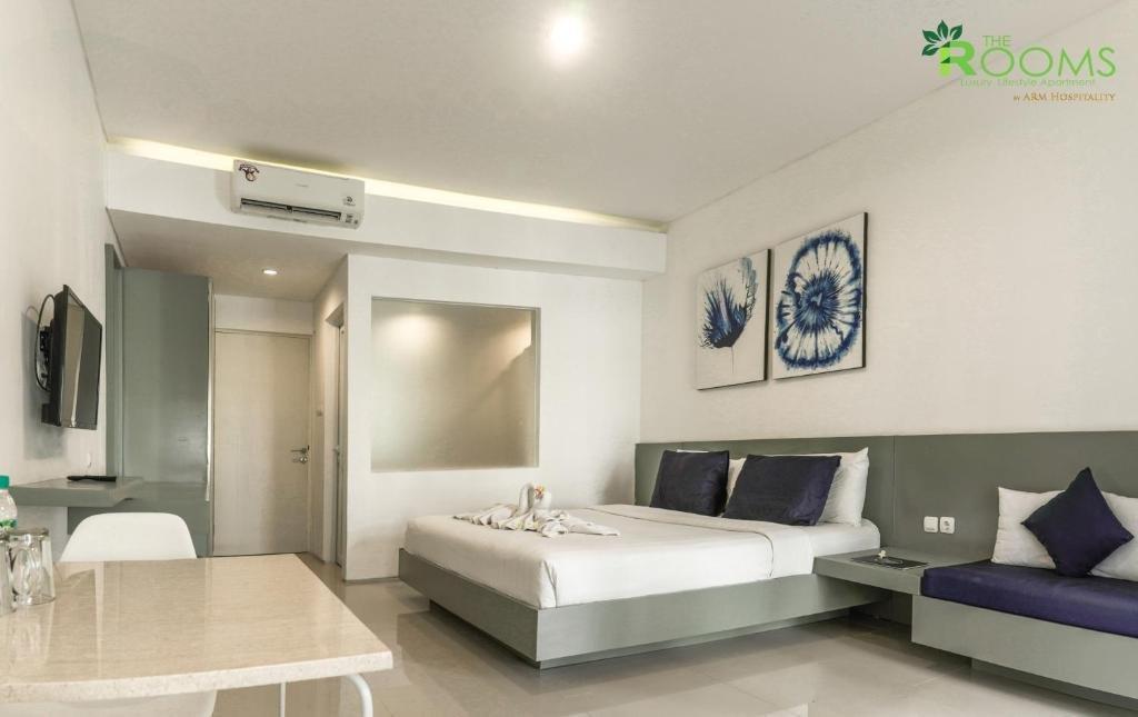 Ilustrasi tipe kamar yang ada di The Rooms Apartment