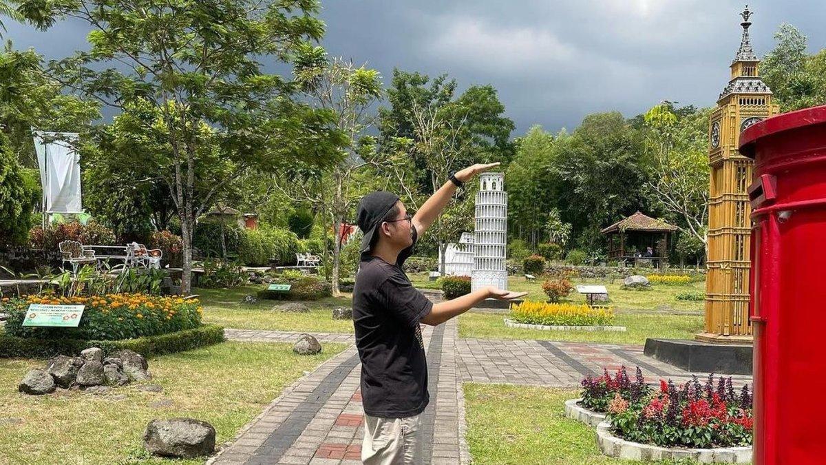 The World landmarks Merapi Park, satu tempat ngabuburit di Sleman Jogja.