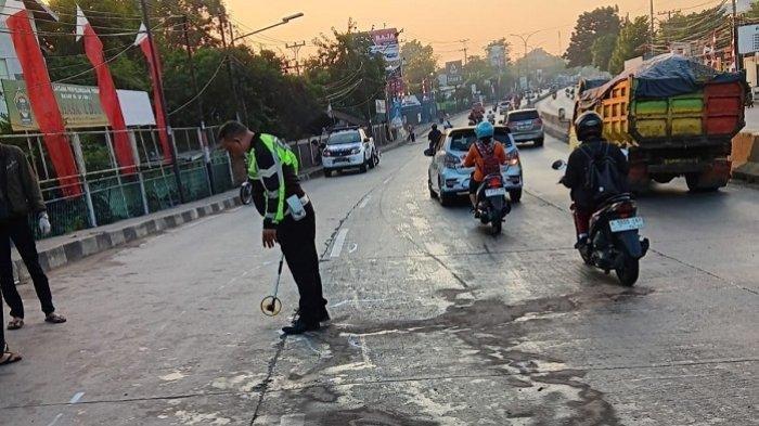 Tikungan Tugurejo Semarang Jawa Tengah yang sering terkait dengan kecelakaan lalu lintas.