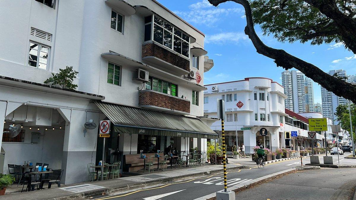 Tiong Bahru, satu tempat di Singapura yang dibangun di atas pemakaman.