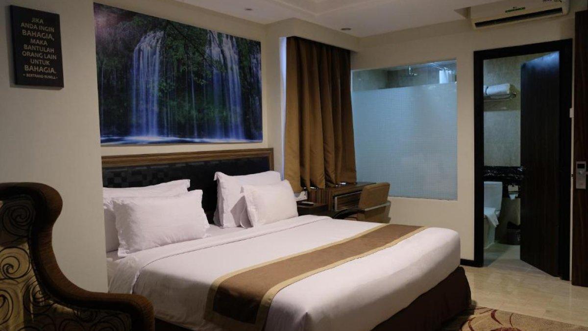 Ilustrasi tipe kamar yang ada di Travellers Hotel Phinisi