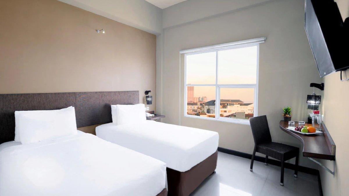 Ilustrasi tipe kamar yang ada di Tree Hotel Panakkukang Makassar By LIFE