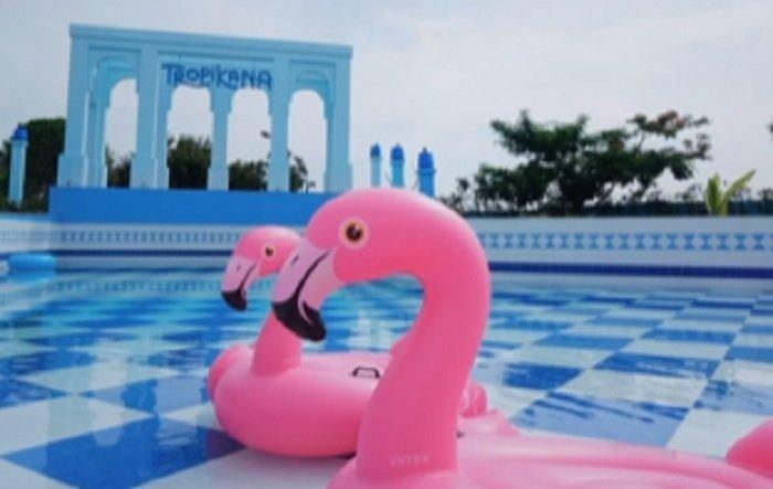Tropikana Waterpark Depok, rekomendasi tempat wisata di Depok, Jawa Barat.